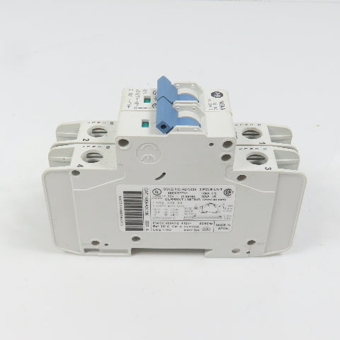 Allen Bradley 1489-A2C100 Ser A 2-Pole 10A Circuit Breaker 480V AC (Clean)