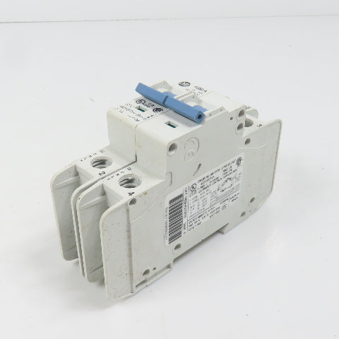 Allen Bradley 1489-A2C010 Ser A 2-Pole 1A Circuit Breaker 480V AC (Clean)