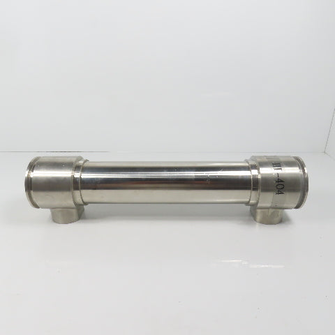 Exergy 00686-05 Single Tubesheet Sanitary 2.5" Shell & Tube Heat Exchanger 15" L
