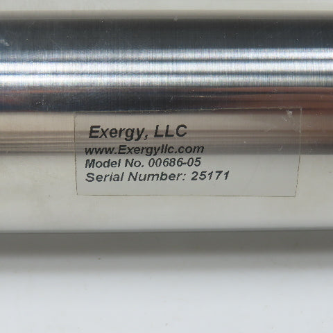 Exergy 00686-05 Single Tubesheet Sanitary 2.5" Shell & Tube Heat Exchanger 15" L