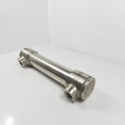 Exergy 00686-05 Single Tubesheet Sanitary 2.5" Shell & Tube Heat Exchanger 15" L