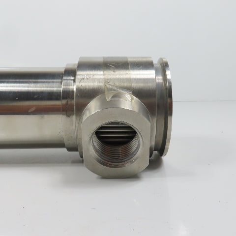 Exergy 00686-05 Single Tubesheet Sanitary 2.5" Shell & Tube Heat Exchanger 15" L