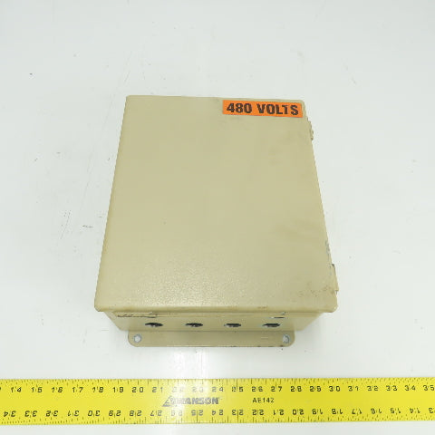 Hoffman A1210CH 12" x 10" x 5" Electrical Enclosure Type 12,13 W/ Backplate