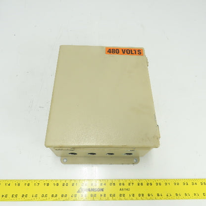 Hoffman A1210CH 12" x 10" x 5" Electrical Enclosure Type 12,13 W/ Backplate