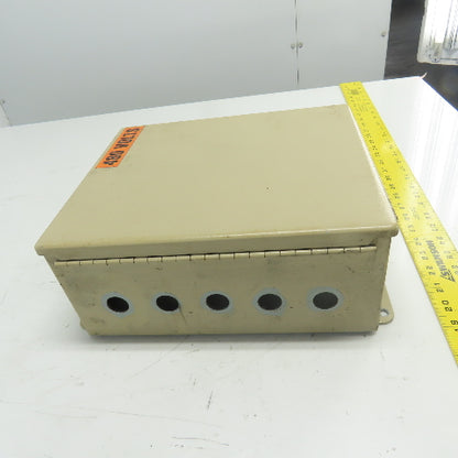 Hoffman A1210CH 12" x 10" x 5" Electrical Enclosure Type 12,13 W/ Backplate