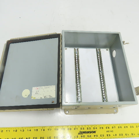 Hoffman A1210CH 12" x 10" x 5" Electrical Enclosure Type 12,13 W/ Backplate