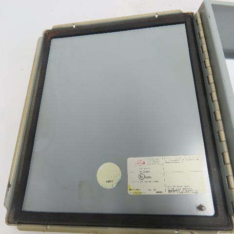 Hoffman A1210CH 12" x 10" x 5" Electrical Enclosure Type 12,13 W/ Backplate