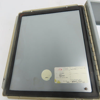 Hoffman A1210CH 12" x 10" x 5" Electrical Enclosure Type 12,13 W/ Backplate