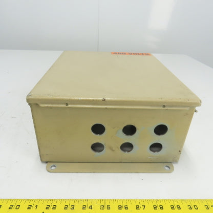 Hoffman 12" x 10" x 5" Wall Mount Electrical Enclosure Type 12,13 W/ Backplate