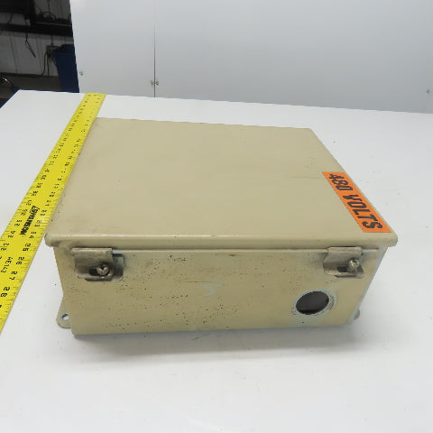 Hoffman 12" x 10" x 5" Wall Mount Electrical Enclosure Type 12,13 W/ Backplate