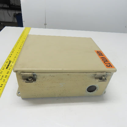 Hoffman 12" x 10" x 5" Wall Mount Electrical Enclosure Type 12,13 W/ Backplate