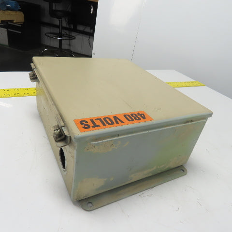 Hoffman 12" x 10" x 5" Wall Mount Electrical Enclosure Type 12,13 W/ Backplate