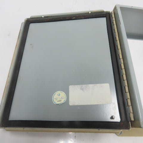 Hoffman 12" x 10" x 5" Wall Mount Electrical Enclosure Type 12,13 W/ Backplate