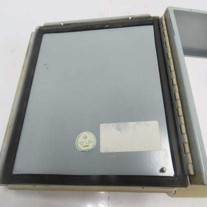 Hoffman 12" x 10" x 5" Wall Mount Electrical Enclosure Type 12,13 W/ Backplate
