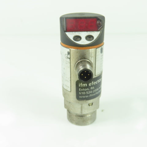 IFM PN3224 Pressure Sensor Digital Display 20-30VDC 1/4" NPT 700PSI Max