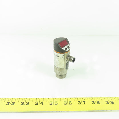 IFM PN3224 Pressure Sensor Digital Display 20-30VDC 1/4" NPT 700PSI Max