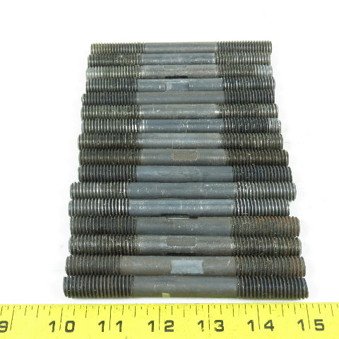 Black Steel Double End Studs Rods Machining Clamping 1/2"-13 x 5" Long Lot Of 16