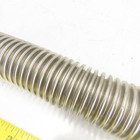 1-1/2" NPT Male Stainless Steel Flexible Hose Expansion Joint 20" OAL