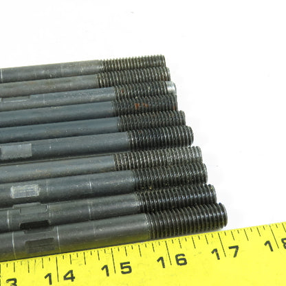Black Steel Double End Studs Rods Machining Clamping 1/2"-13 x 7" Long Lot Of 10
