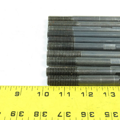 Black Steel Double End Studs Rods Machining Clamping 1/2"-13 x 7" Long Lot Of 10