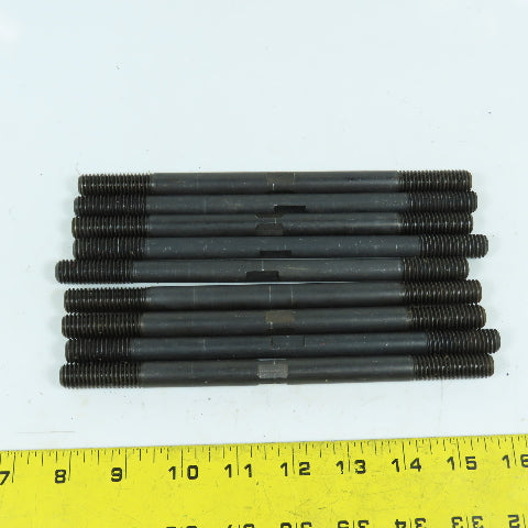 Black Steel Double End Studs Rods Machining Clamping 1/2"-13 x 8" Long Lot Of 9