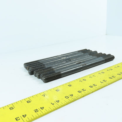 Black Steel Double End Studs Rods Machining Clamping 1/2"-13 x 8" Long Lot Of 9