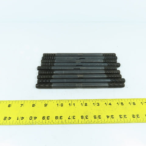 Black Steel Double End Studs Rods Machining Clamping 1/2"-13 x 8" Long Lot Of 9