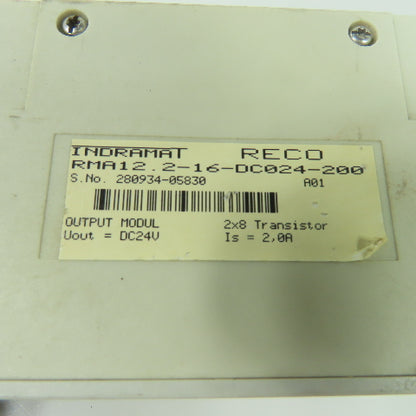 Indramat RMA12.2-16-DC024-200 Reco Interbus Output Module 24VDC