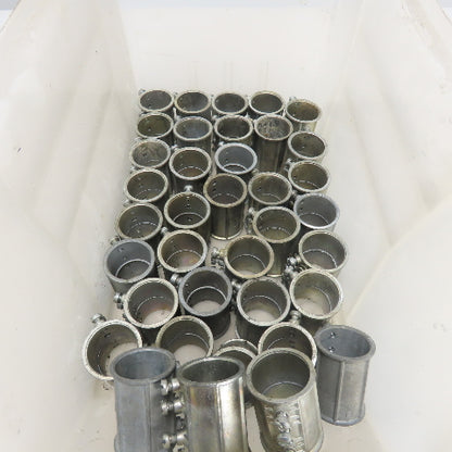 Halex L128 1-1/2" ID Set screw Conduit Coupling Connector Lot Of 40