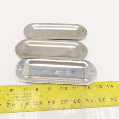 Appleton 1-1/4"-1-1/2" Conduit Body Cover Plate Lot Of 3