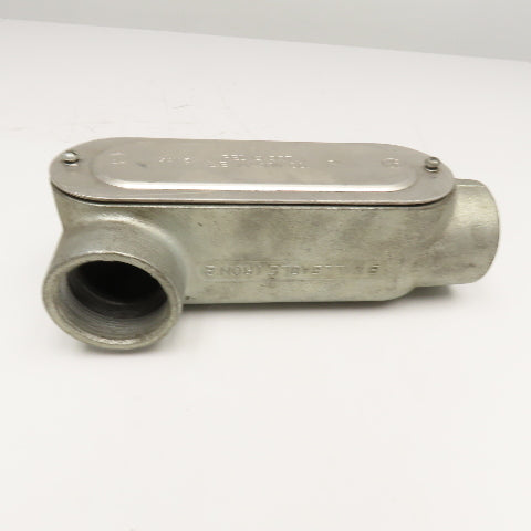 O-Z Gedney LR-200 2" Malleable Iron LL Conduit Body W/ Cover Seal
