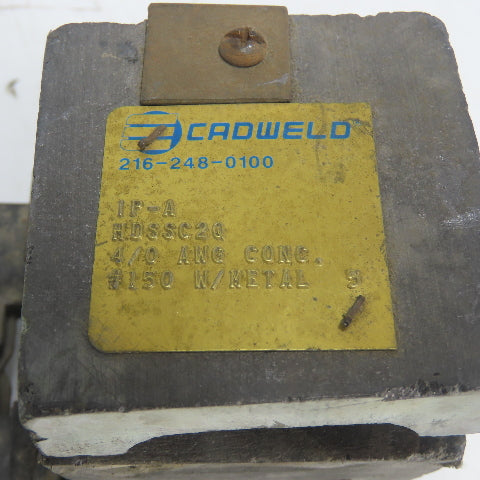 Cadweld IP-A HDSSC20 4/0 AWG Conc #150 W/ Metal