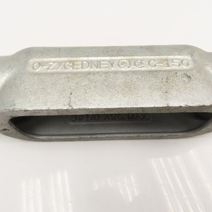 O-Z Gedney C-150 1-1/2" Malleable Iron Conduit Body Connector