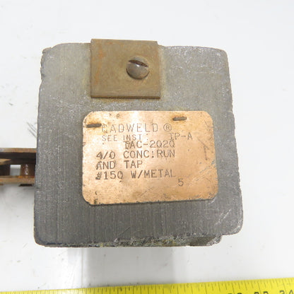 Cadweld IP-A TAC-2Q2Q 4/0 Conc Run And Tap #150 W/ Metal