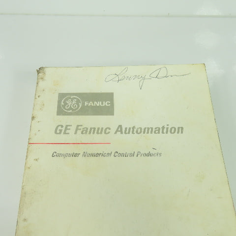 GE Fanuc automation Series 16-Model B Operation And Maintenance Handbook