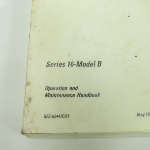GE Fanuc automation Series 16-Model B Operation And Maintenance Handbook