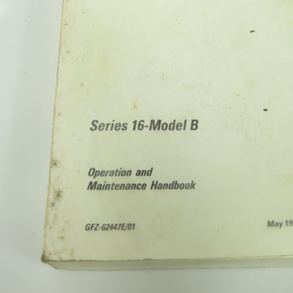 GE Fanuc automation Series 16-Model B Operation And Maintenance Handbook