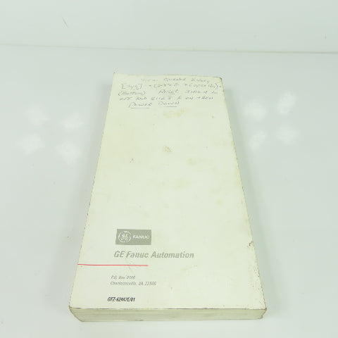 GE Fanuc automation Series 16-Model B Operation And Maintenance Handbook