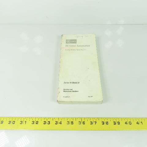 GE Fanuc automation Series 16-Model B Operation And Maintenance Handbook