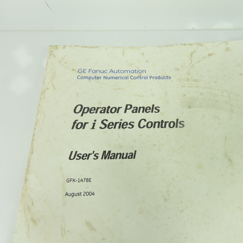 GE Fanuc Automation Operator Panels for I Series Controls User Manual