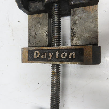 Dayton 6" Precision Machine Milling Vise 6" Jaw Opening Fixed Base