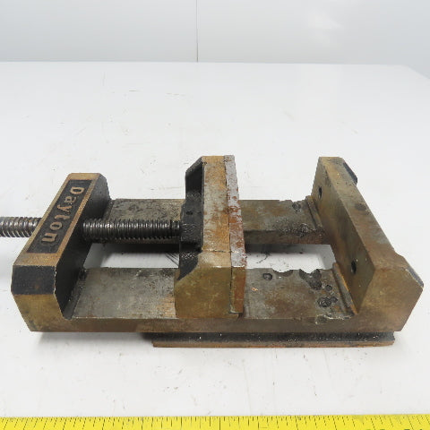 Dayton 6" Precision Machine Milling Vise 6" Jaw Opening Fixed Base