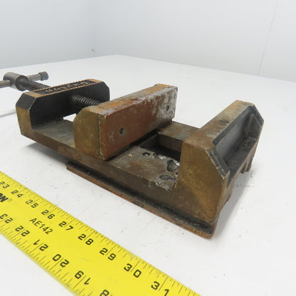 Dayton 6" Precision Machine Milling Vise 6" Jaw Opening Fixed Base