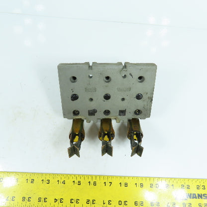 281-2 3-Pole Bus Plug Tap Contact Clip & Fuse Holder Copper