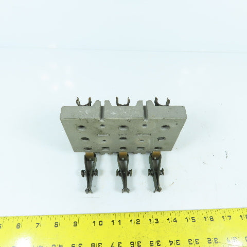 281-2 3-Pole Bus Plug Tap Contact Clip & Fuse Holder Copper