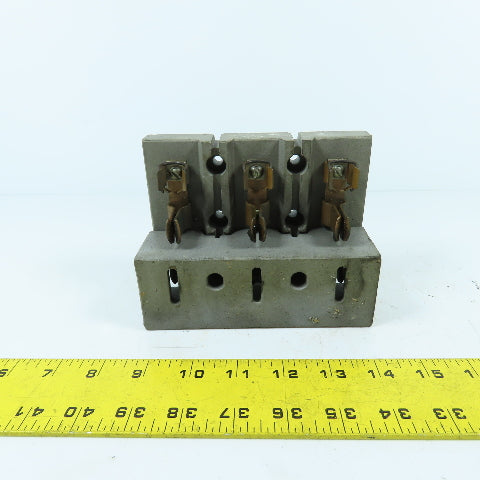 281-2 3-Pole Bus Plug Tap Contact Clip & Fuse Holder Copper