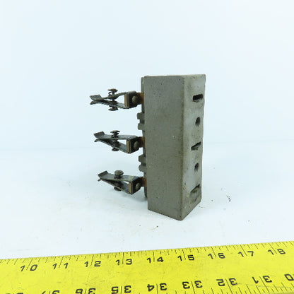 281-2 3-Pole Bus Plug Tap Contact Clip & Fuse Holder Copper