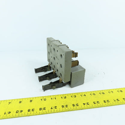 281-2 3-Pole Bus Plug Tap Contact Clip & Fuse Holder Copper