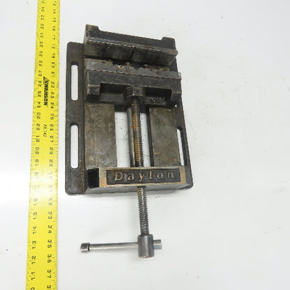 Dayton 8" Precision Machine Milling Vise 8" Jaw Opening Fixed Base