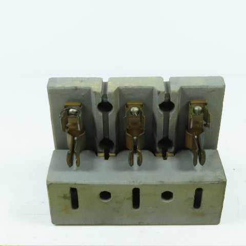 281-2 3-Pole Bus Plug Tap Contact Clip & Fuse Holder Copper